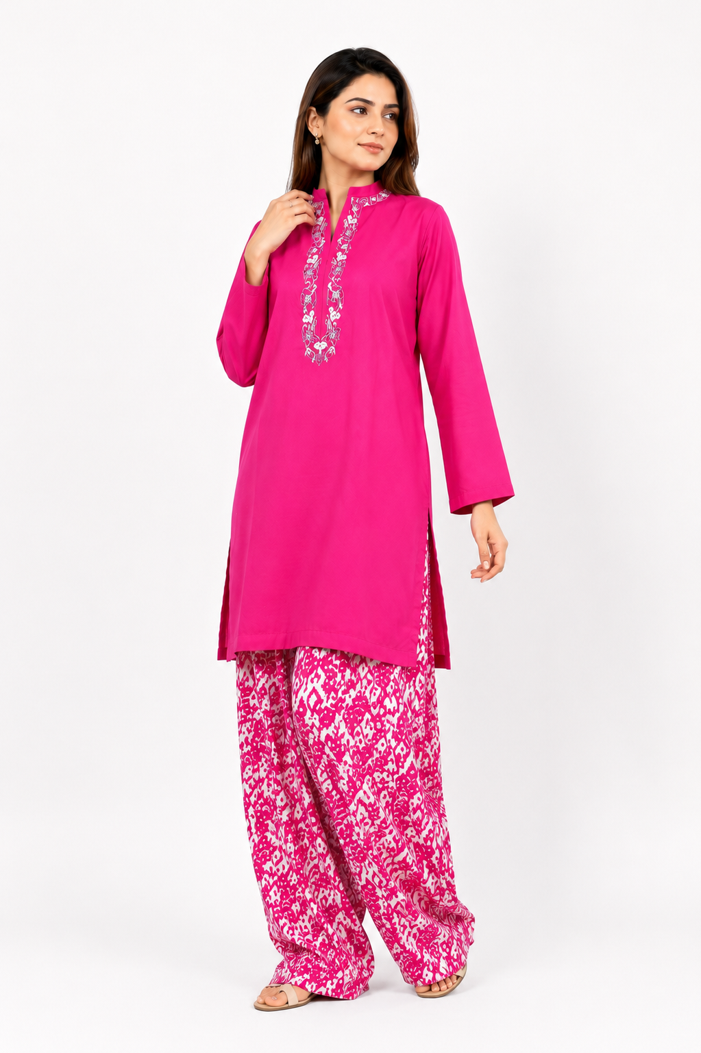 Embroidered Farshi Shalwar
