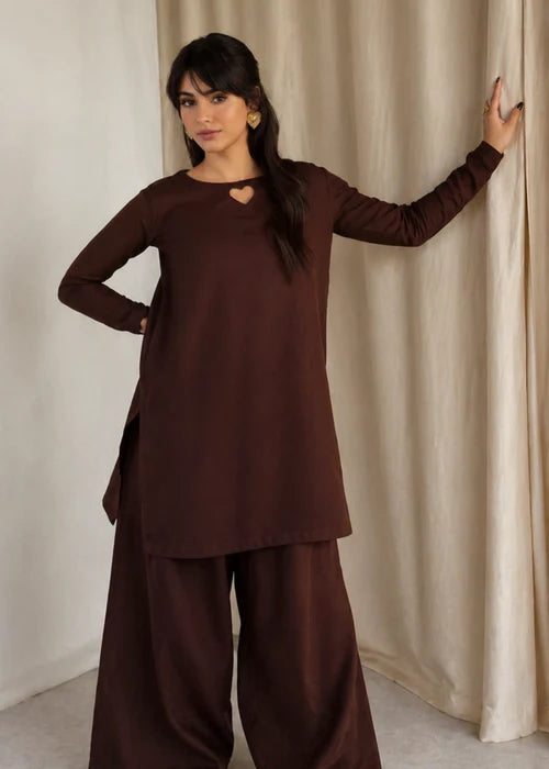 Dark brown cordset