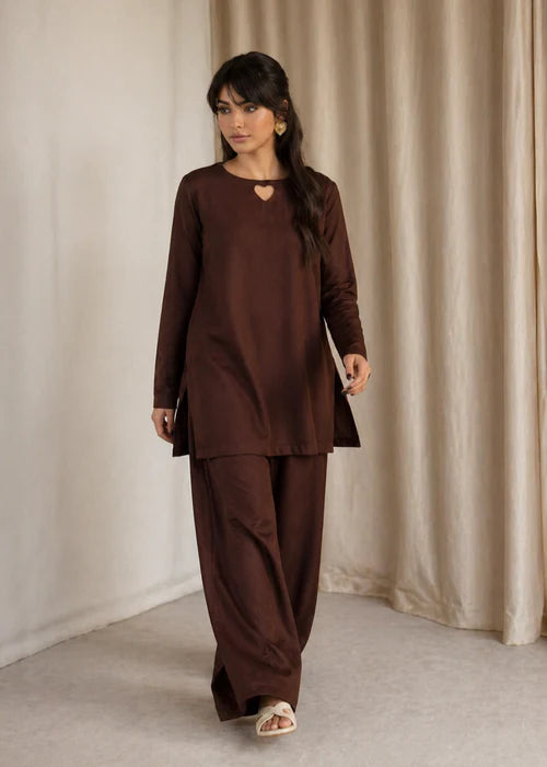 Dark brown cordset