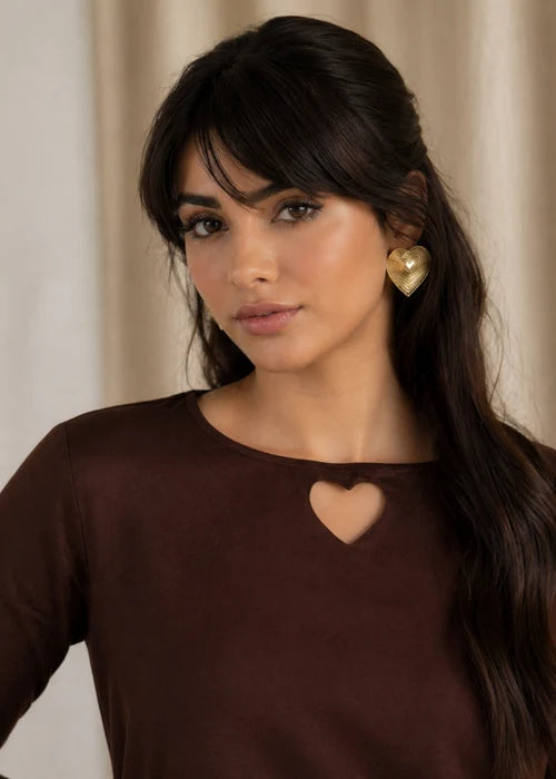 Dark brown cordset