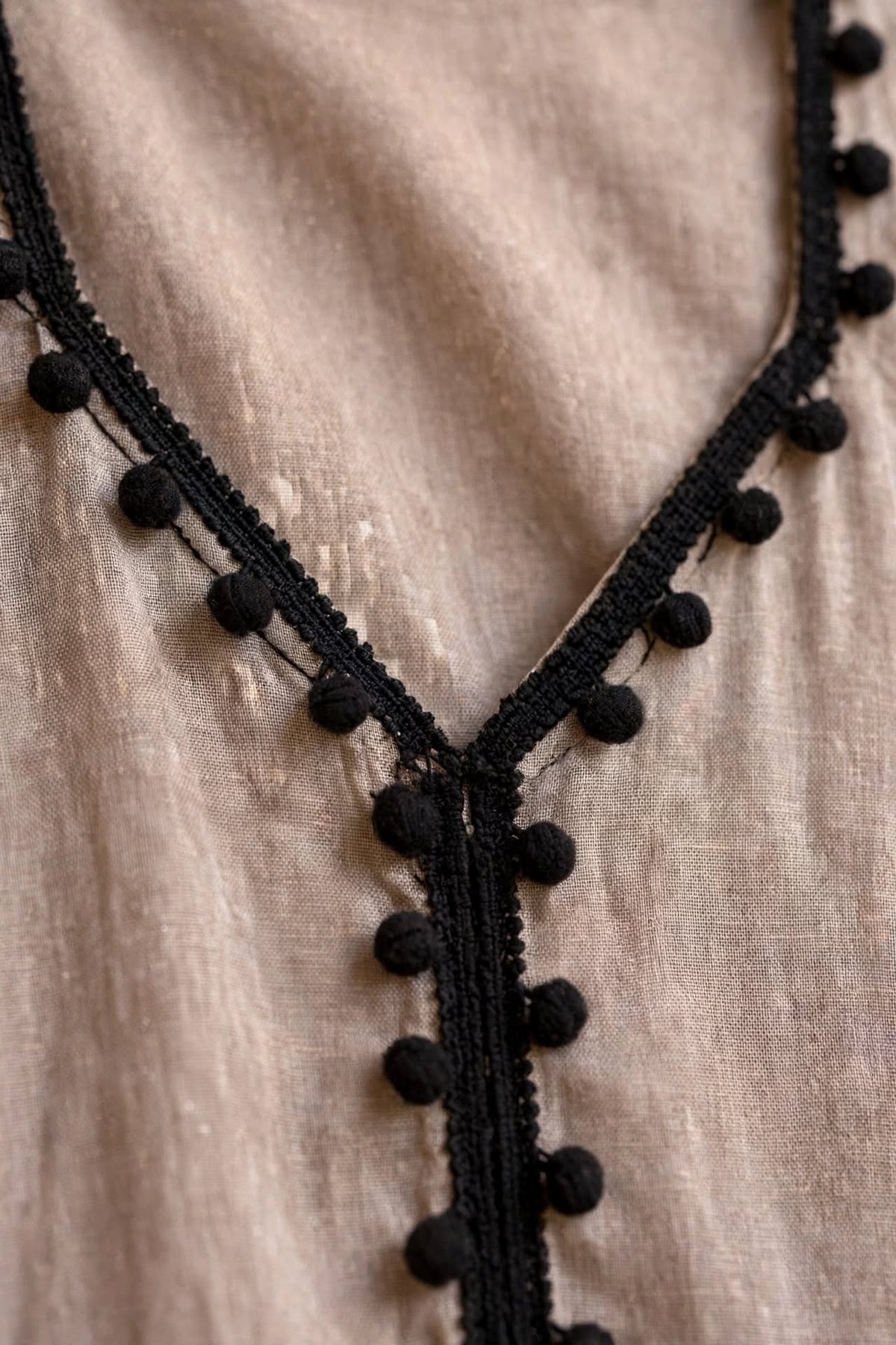 Pom-Pom Maxi Dress