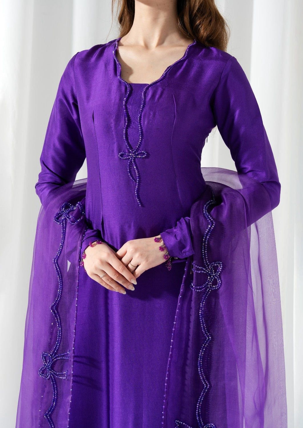 Elegant Purple 3-Piece Ensemble
