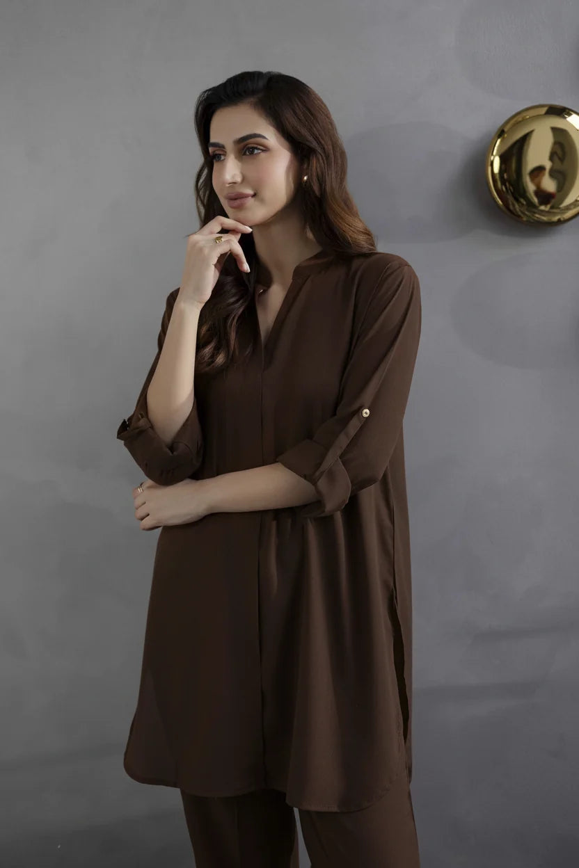 Chocolate Brown Cordset