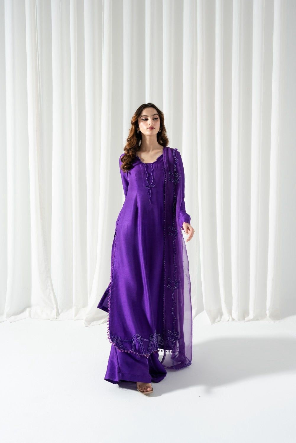 Elegant Purple 3-Piece Ensemble