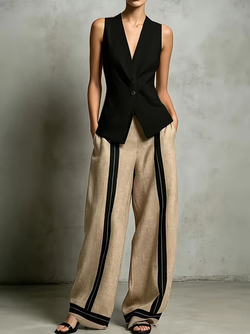 Noir Linen Co-Ord Set