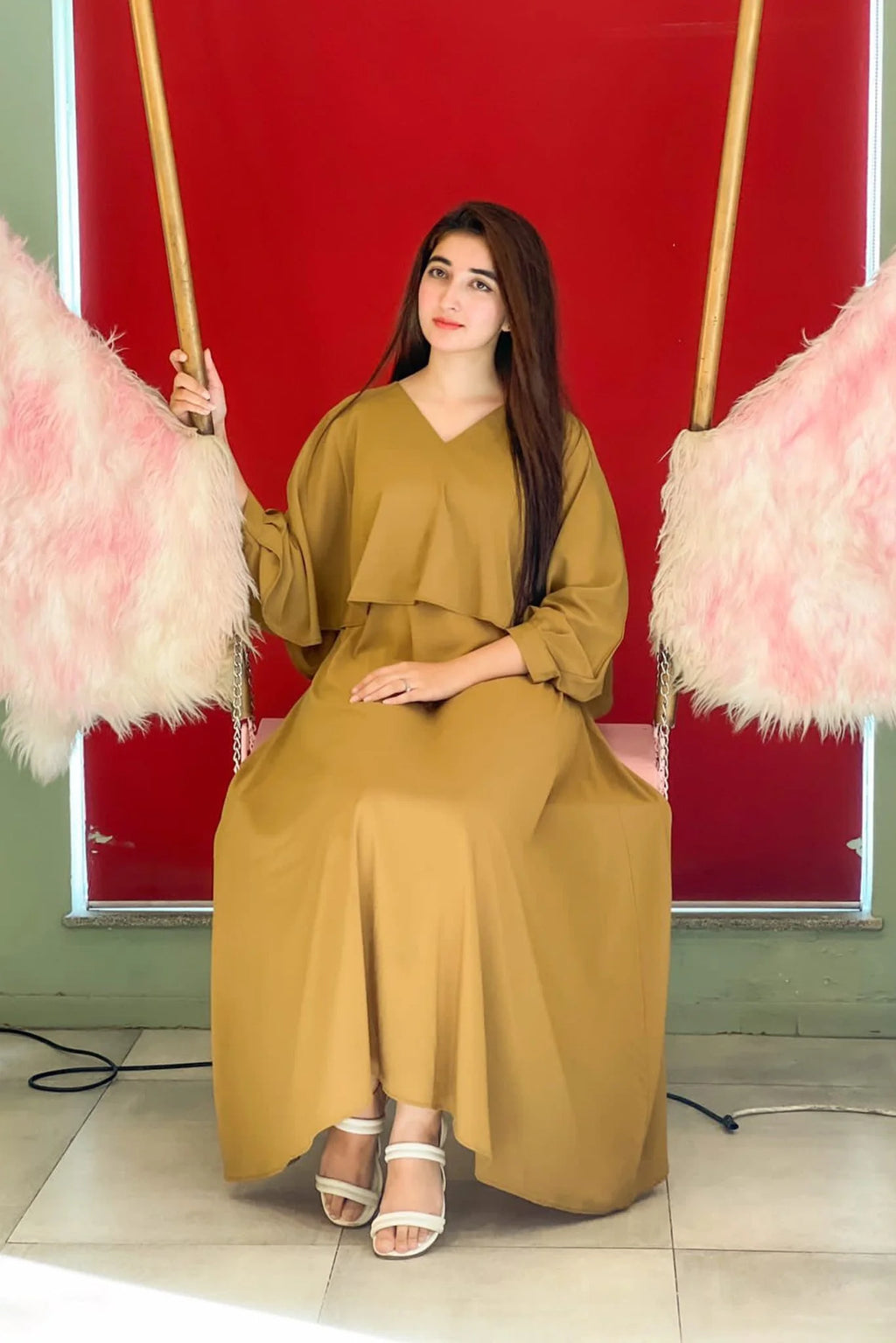 Camel Brown Color Maxi