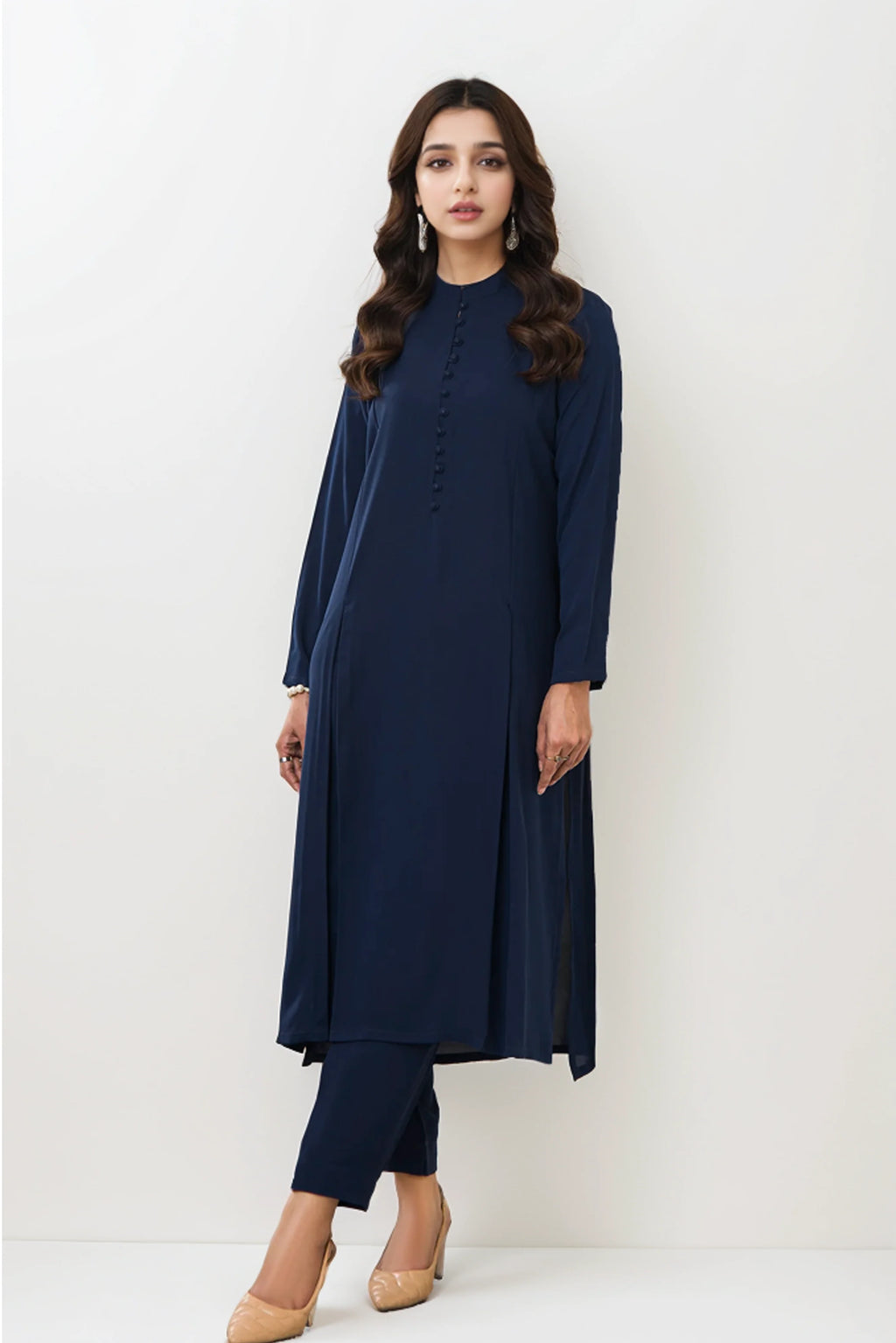Navy Blue Color Co Ord