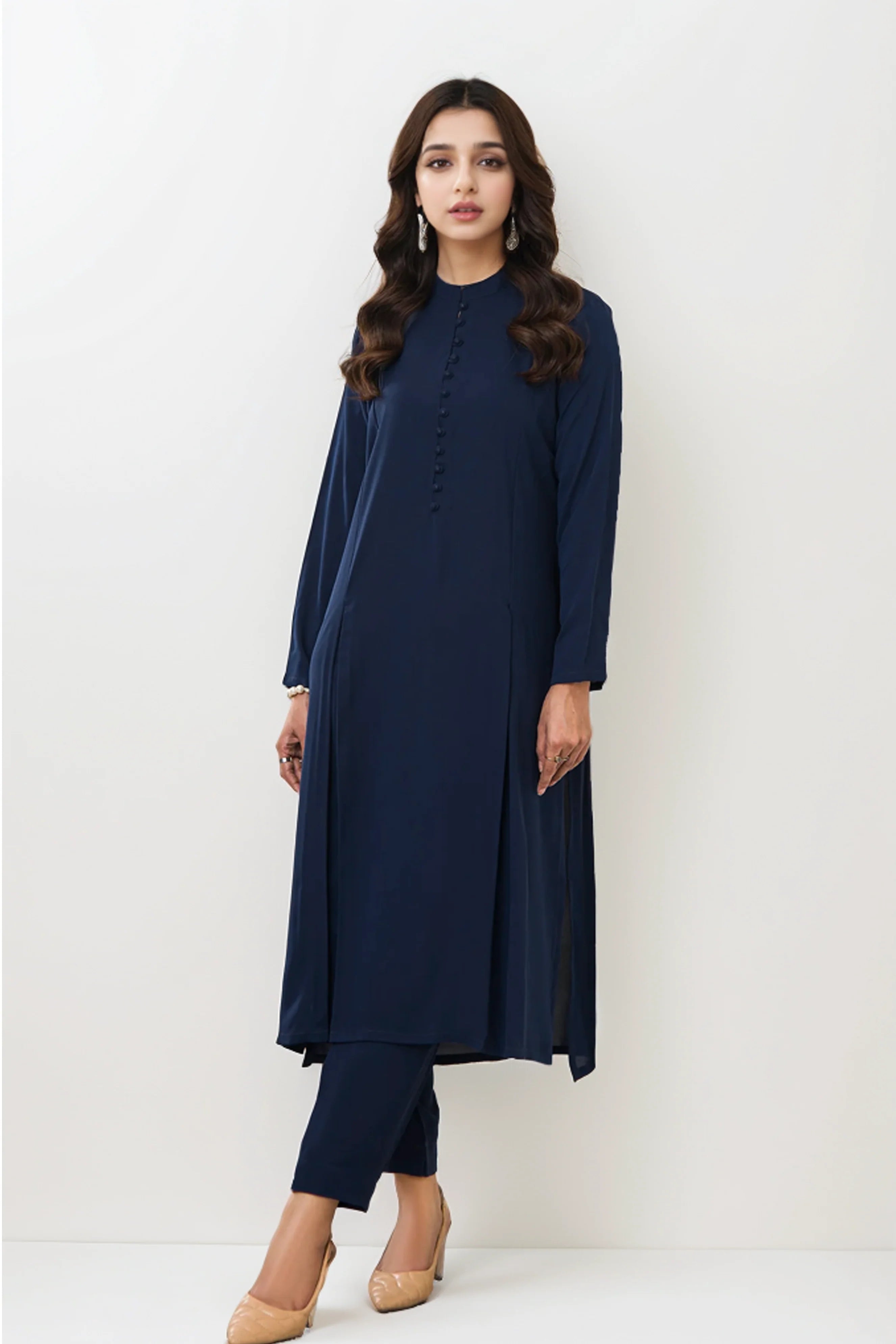 Navy Blue Color Co Ord