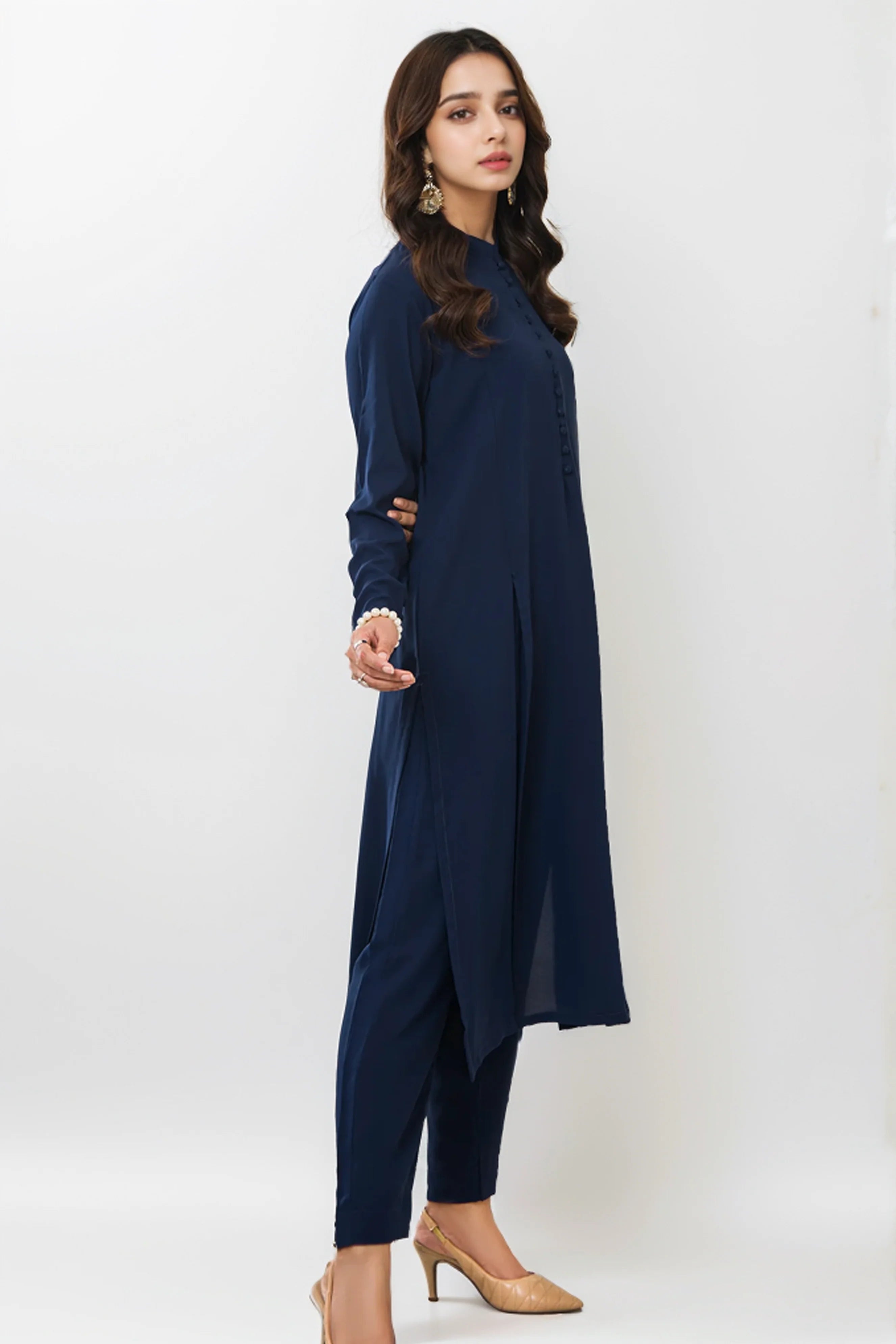 Navy Blue Color Co Ord