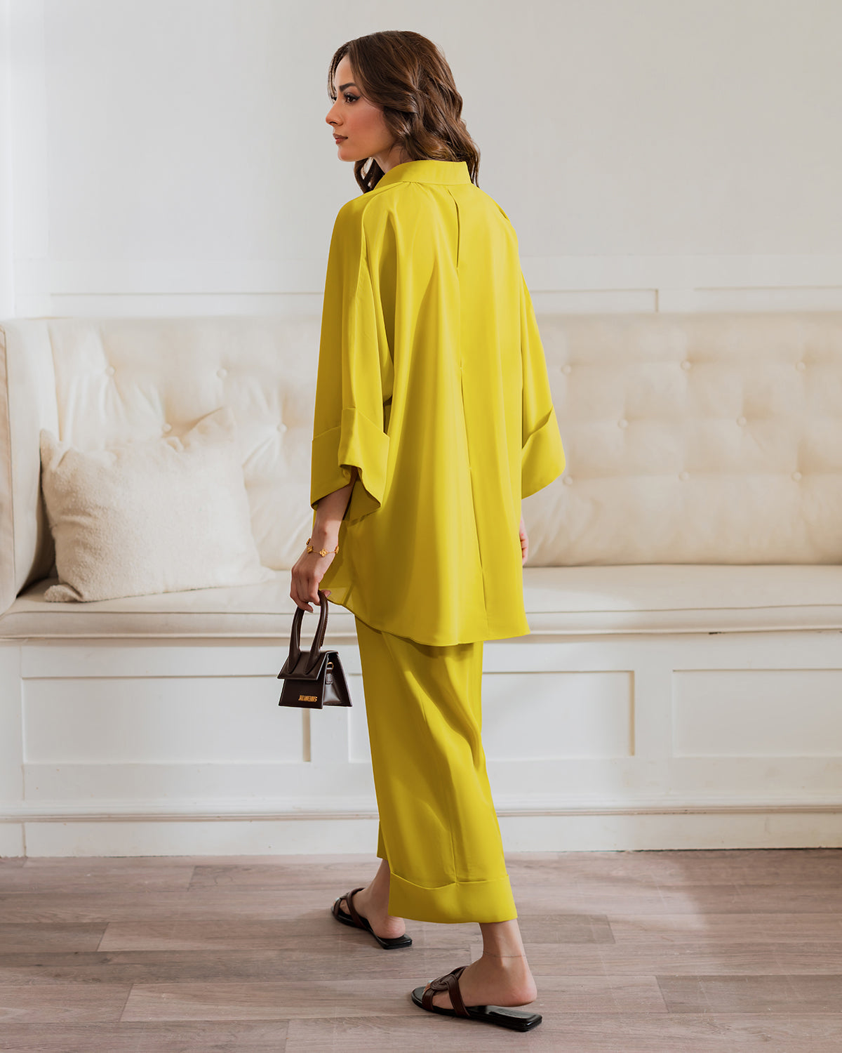 Mustard Yellow Relaxed Co-Ord Set