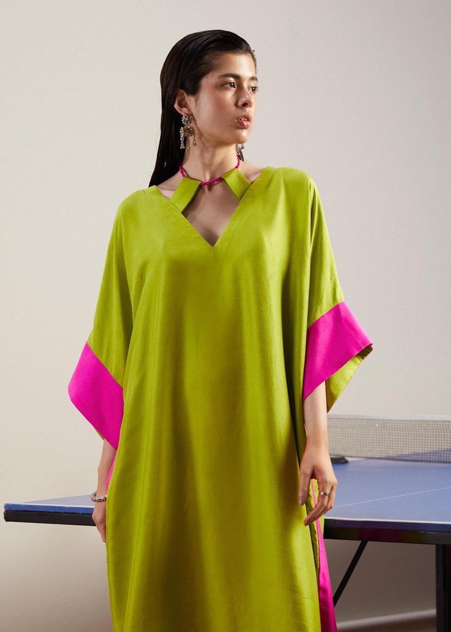 Lime Pop Kaftan 2pc
