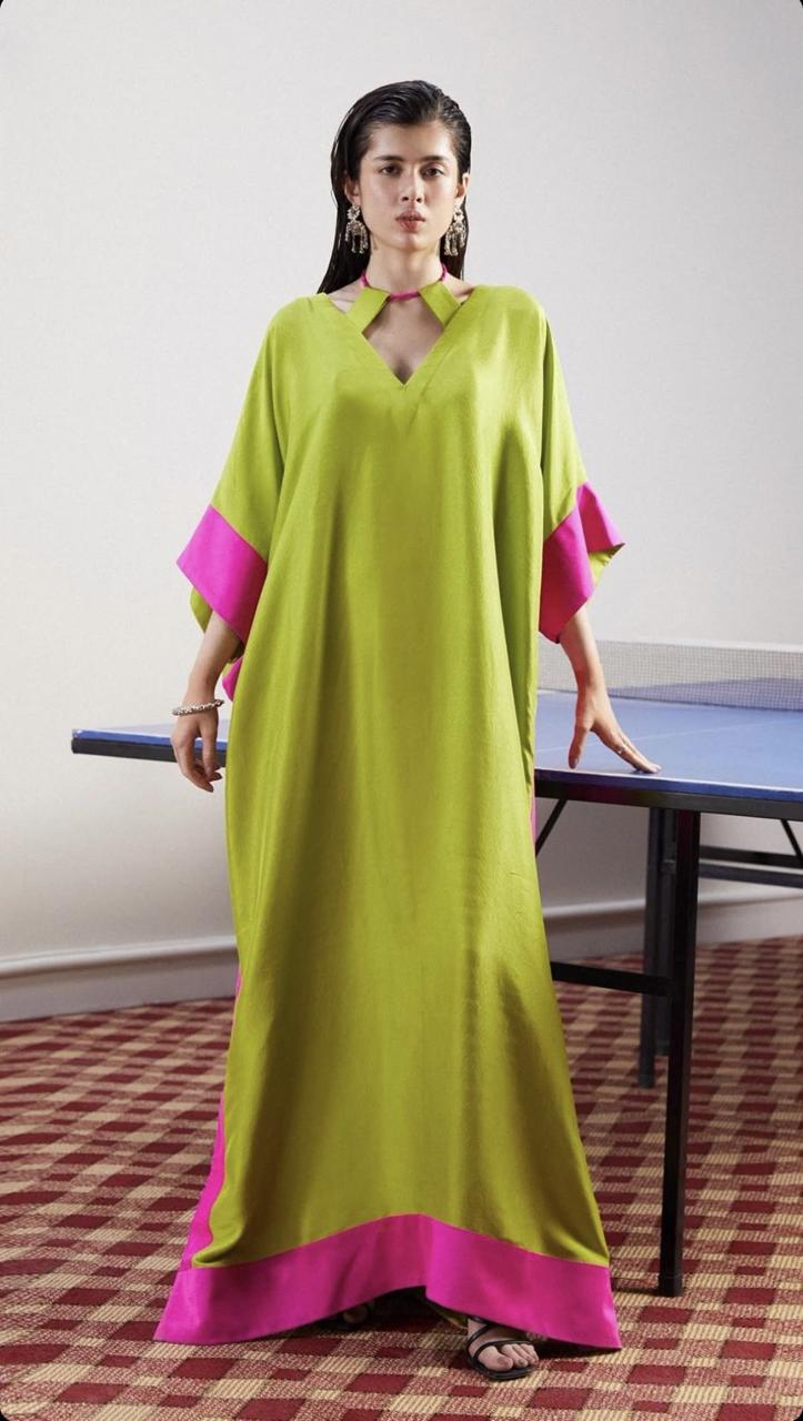 Lime Pop Kaftan 2pc