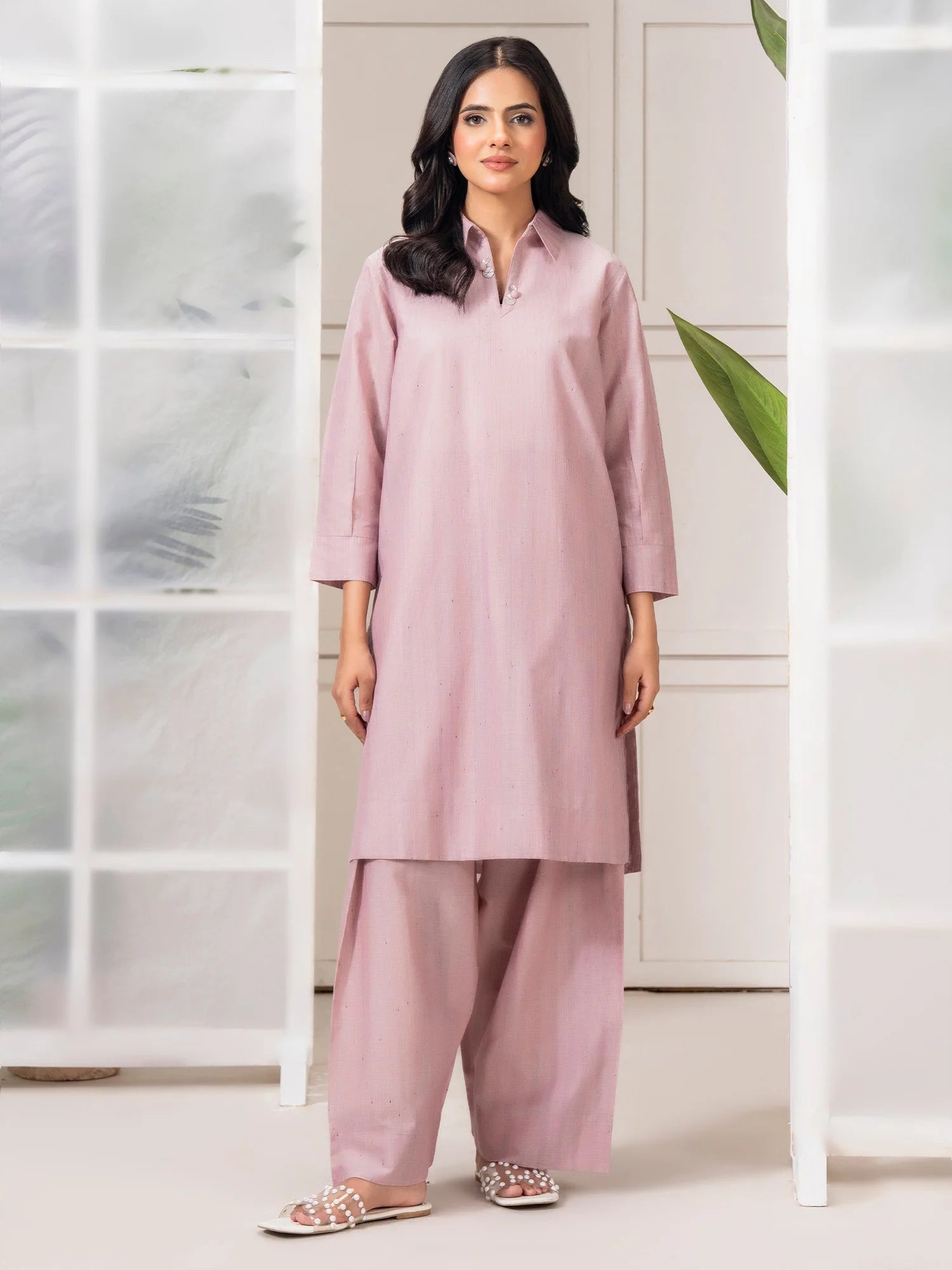2 Pc Dyed Suit-Dyed (Pret)