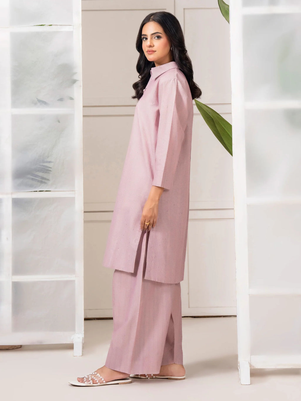 2 Pc Dyed Suit-Dyed (Pret)