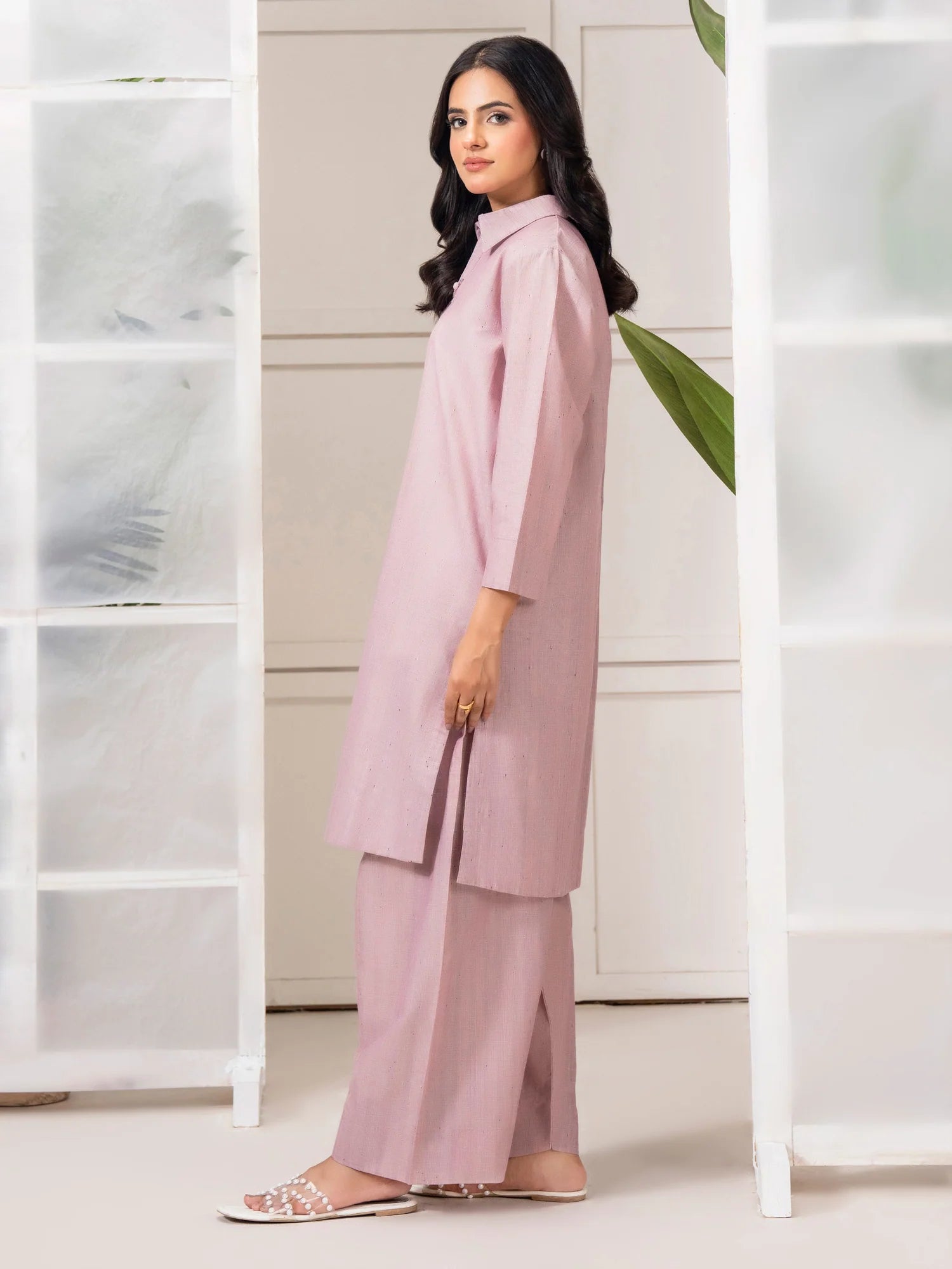 2 Pc Dyed Suit-Dyed (Pret)