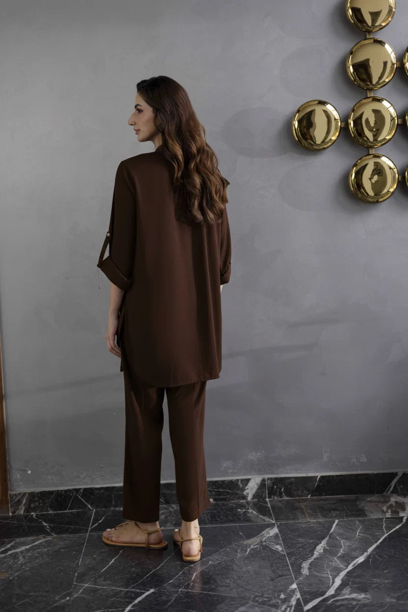 Chocolate Brown Cordset