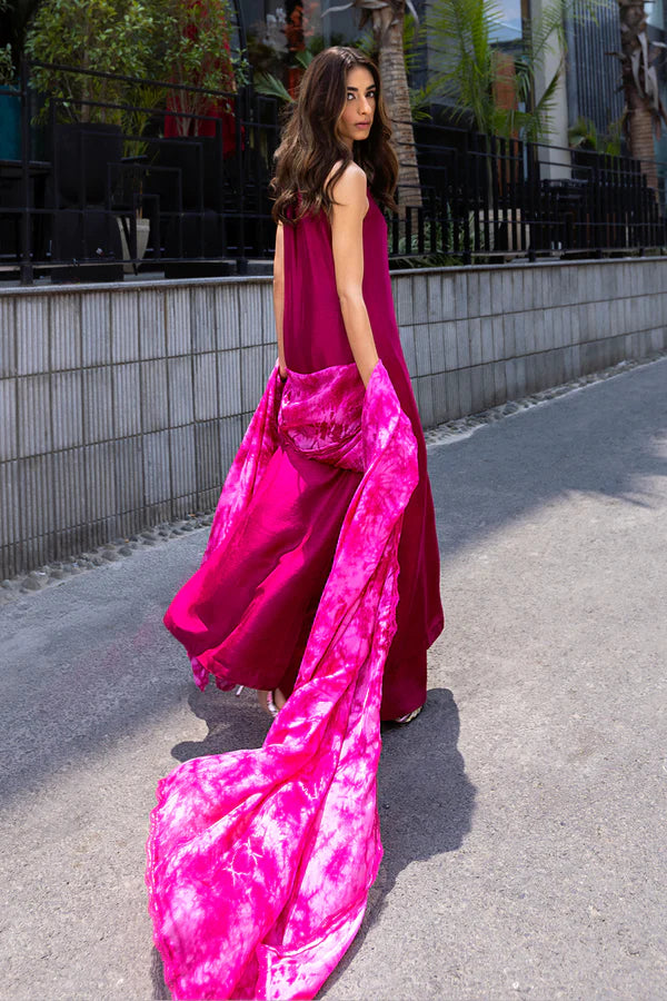 Fuchsia pink dress
