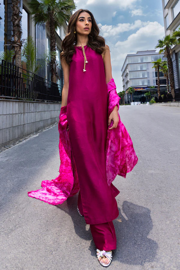 Fuchsia pink dress