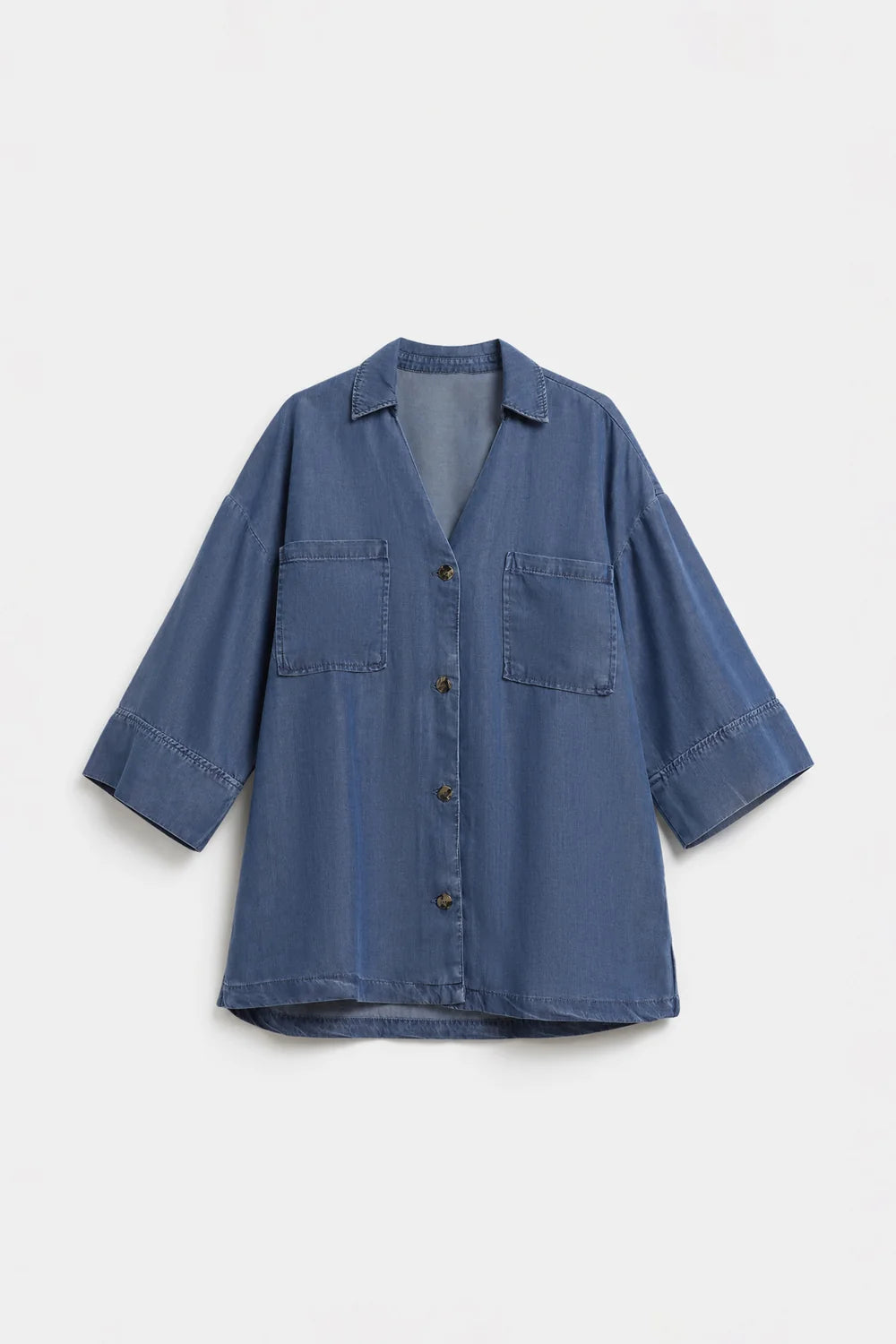 Denim collar cordset