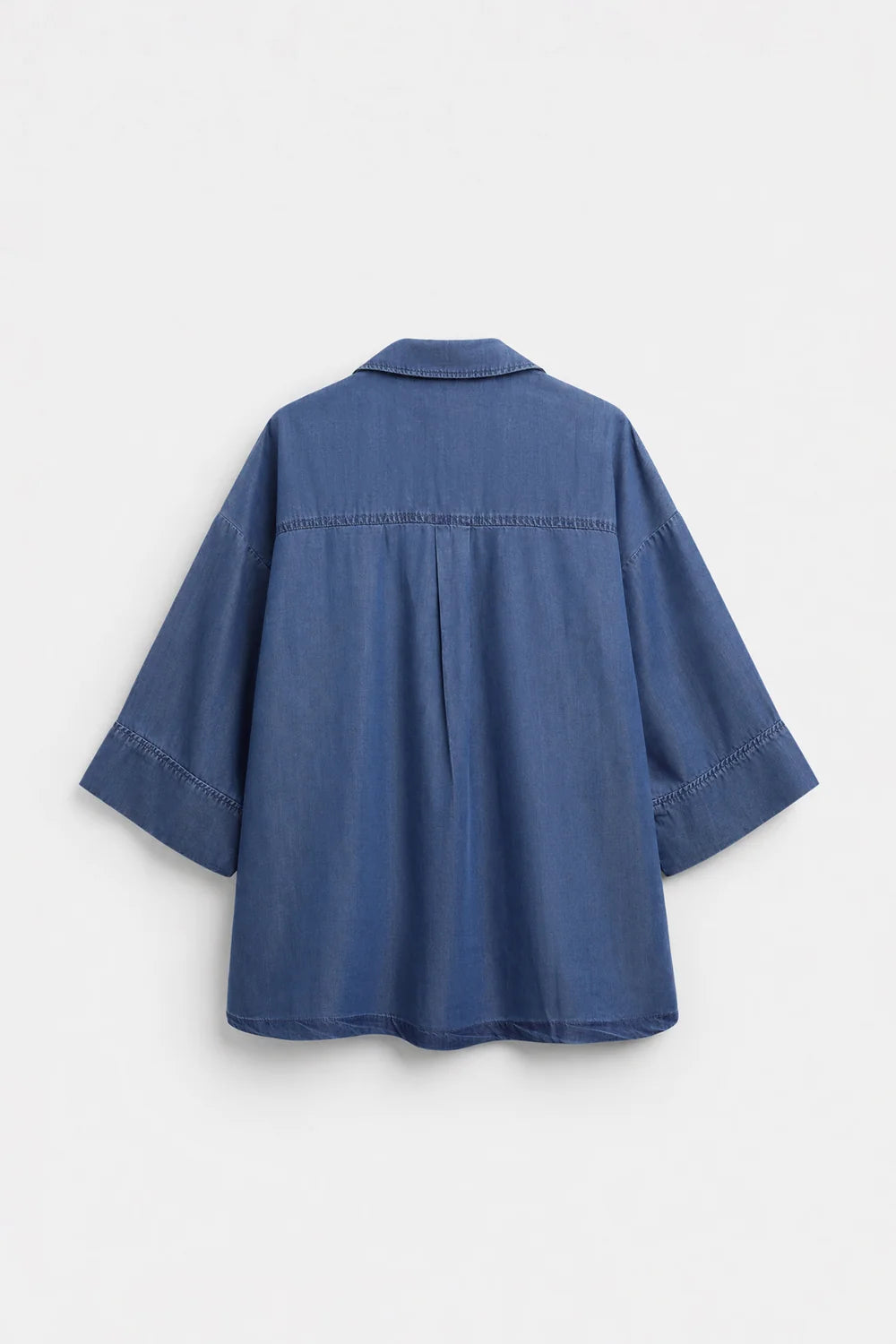 Denim collar cordset
