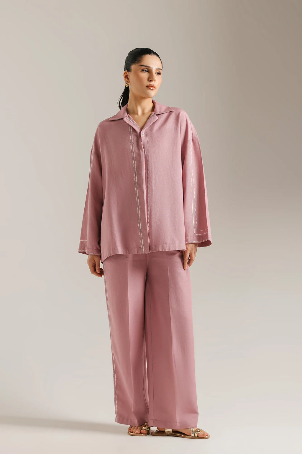 Blush Stitch Co-Ord Set