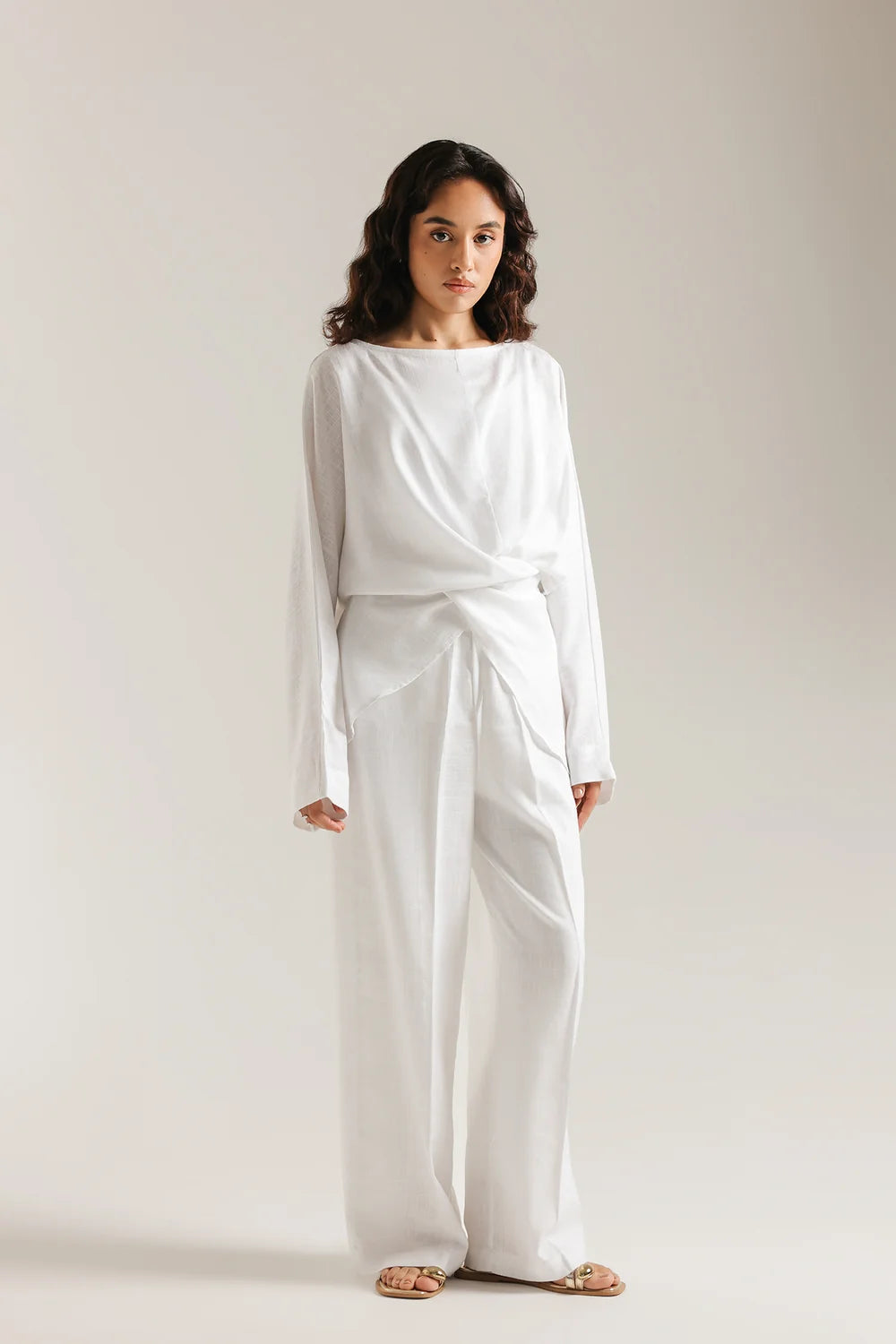 Solid white cordset