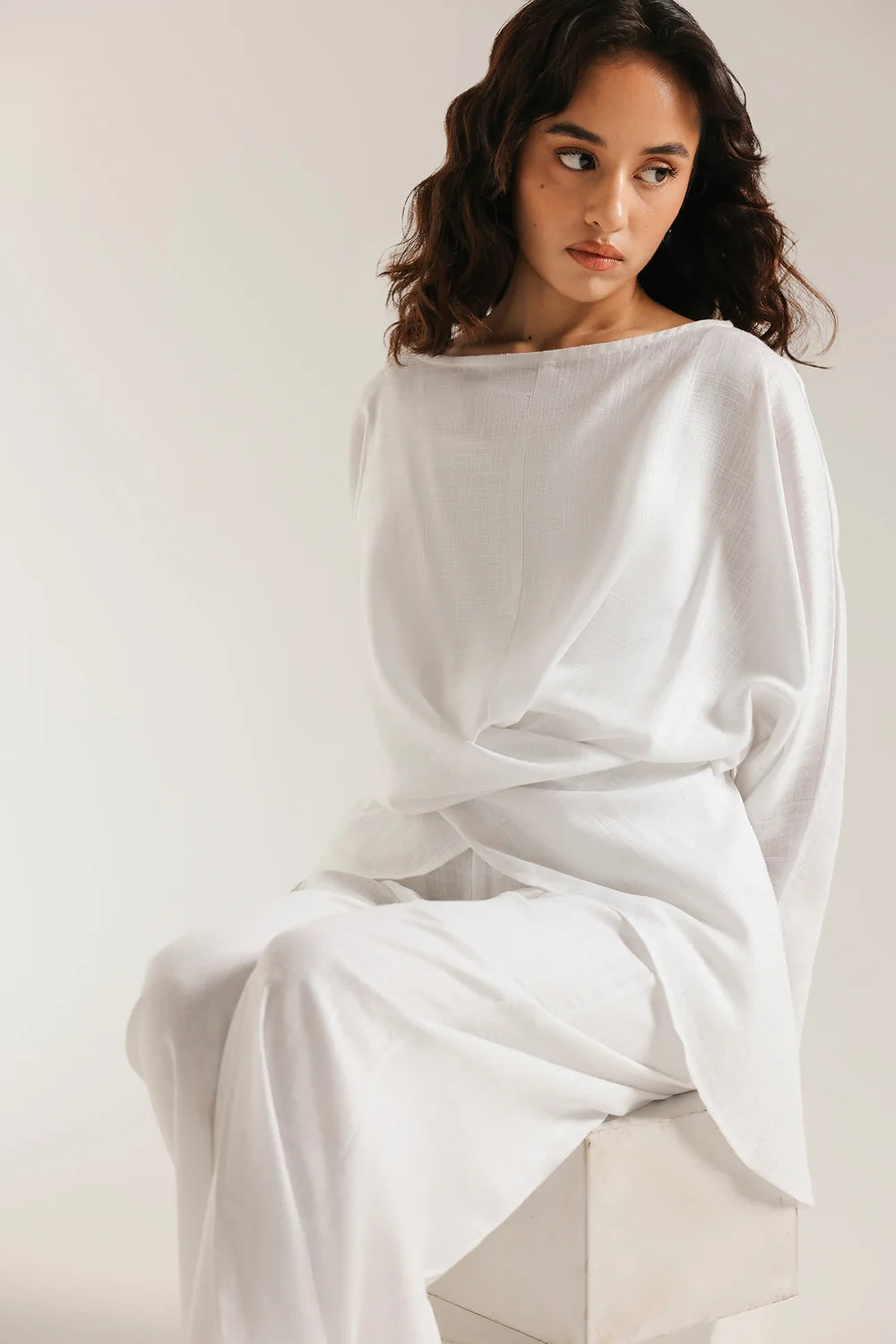 Solid white cordset
