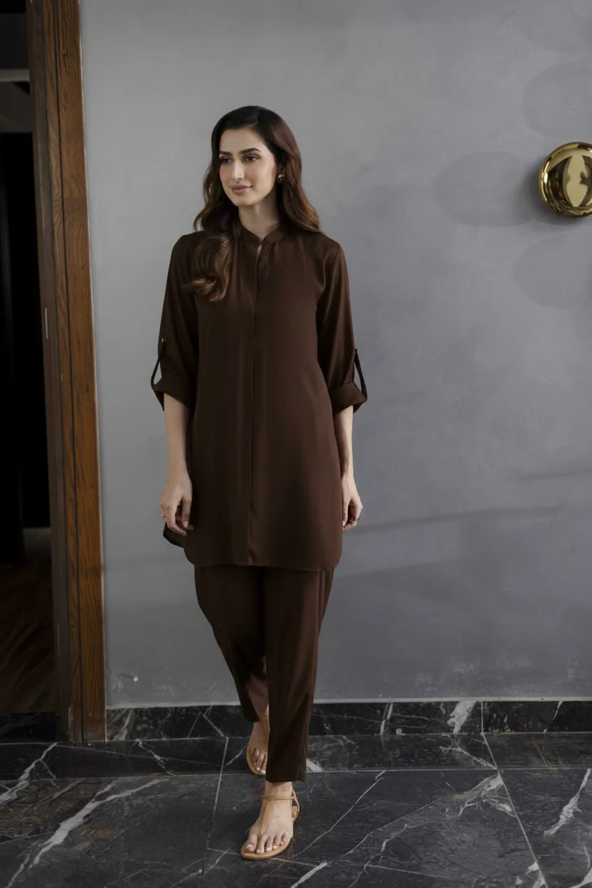 Chocolate Brown Cordset