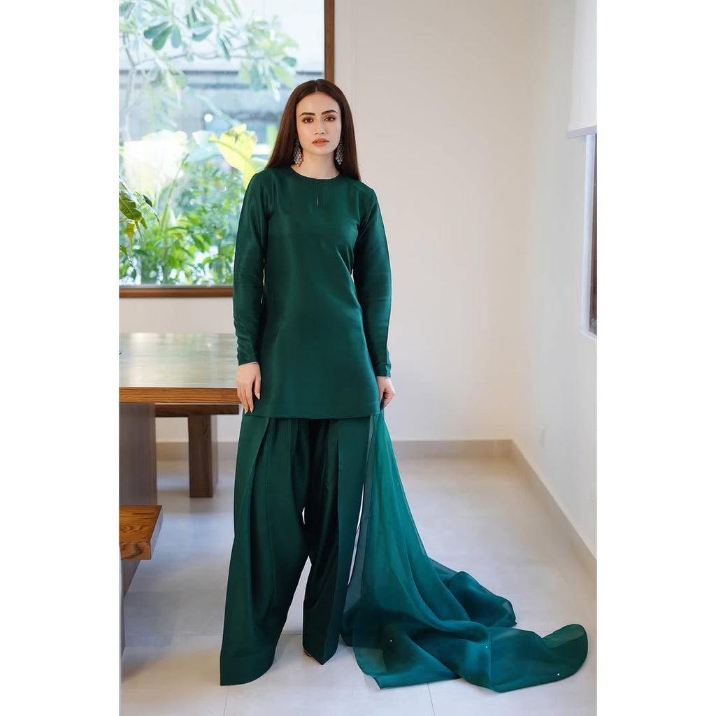 Classic Green 3-Piece Formal Ensemble