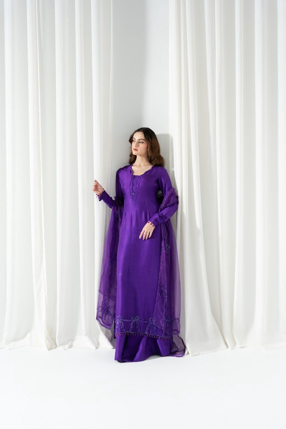 Elegant Purple 3-Piece Ensemble