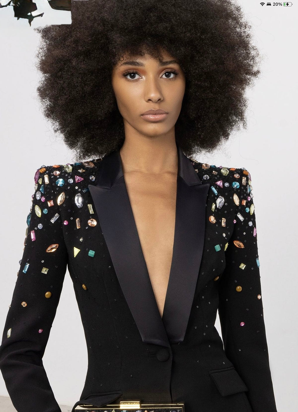 Luxury Embellished Black Blazer – Statement Evening Wear
