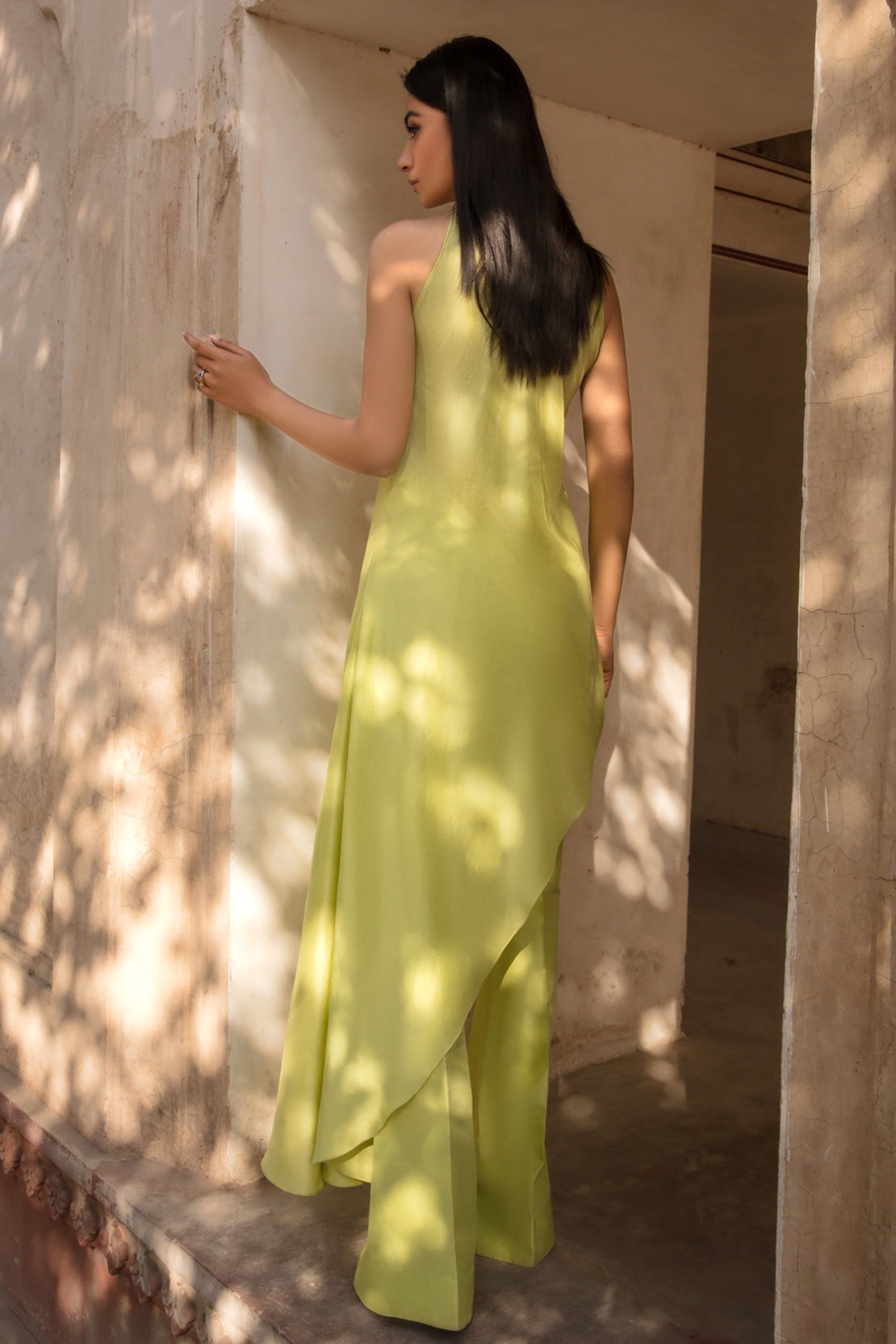Lime Green Embellished Co-Ord set