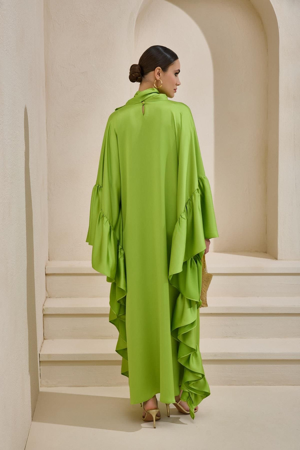 Fuchsia Ruffle Elegance Gown