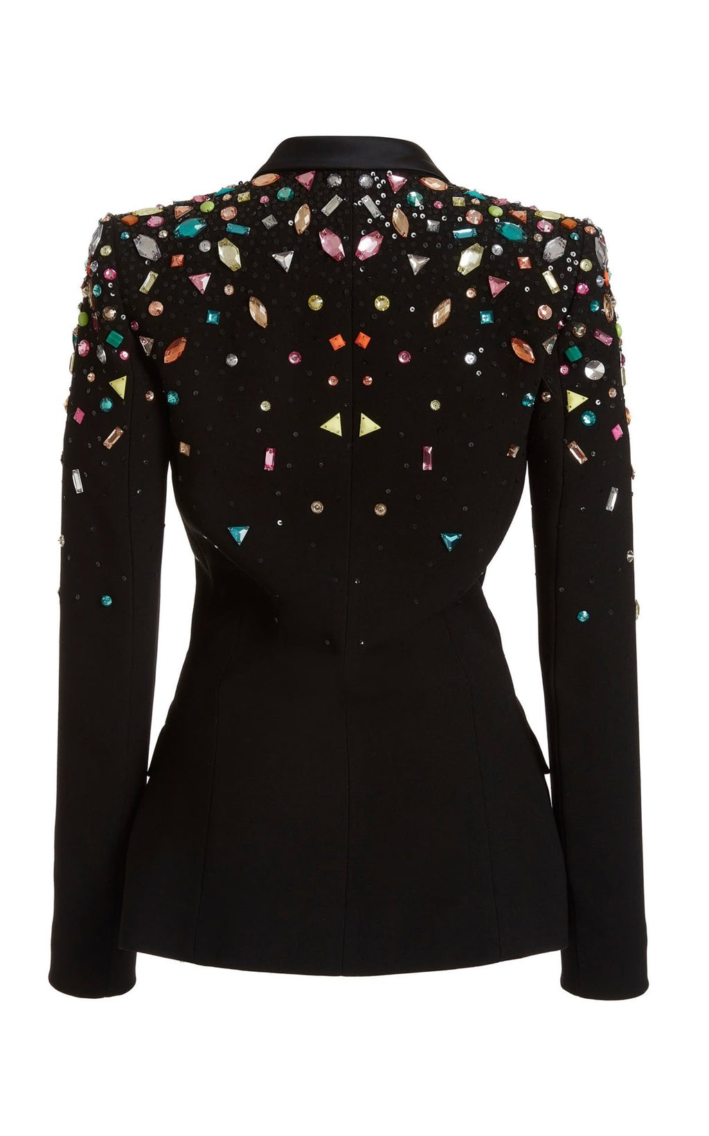 Luxury Embellished Black Blazer – Statement Evening Wear