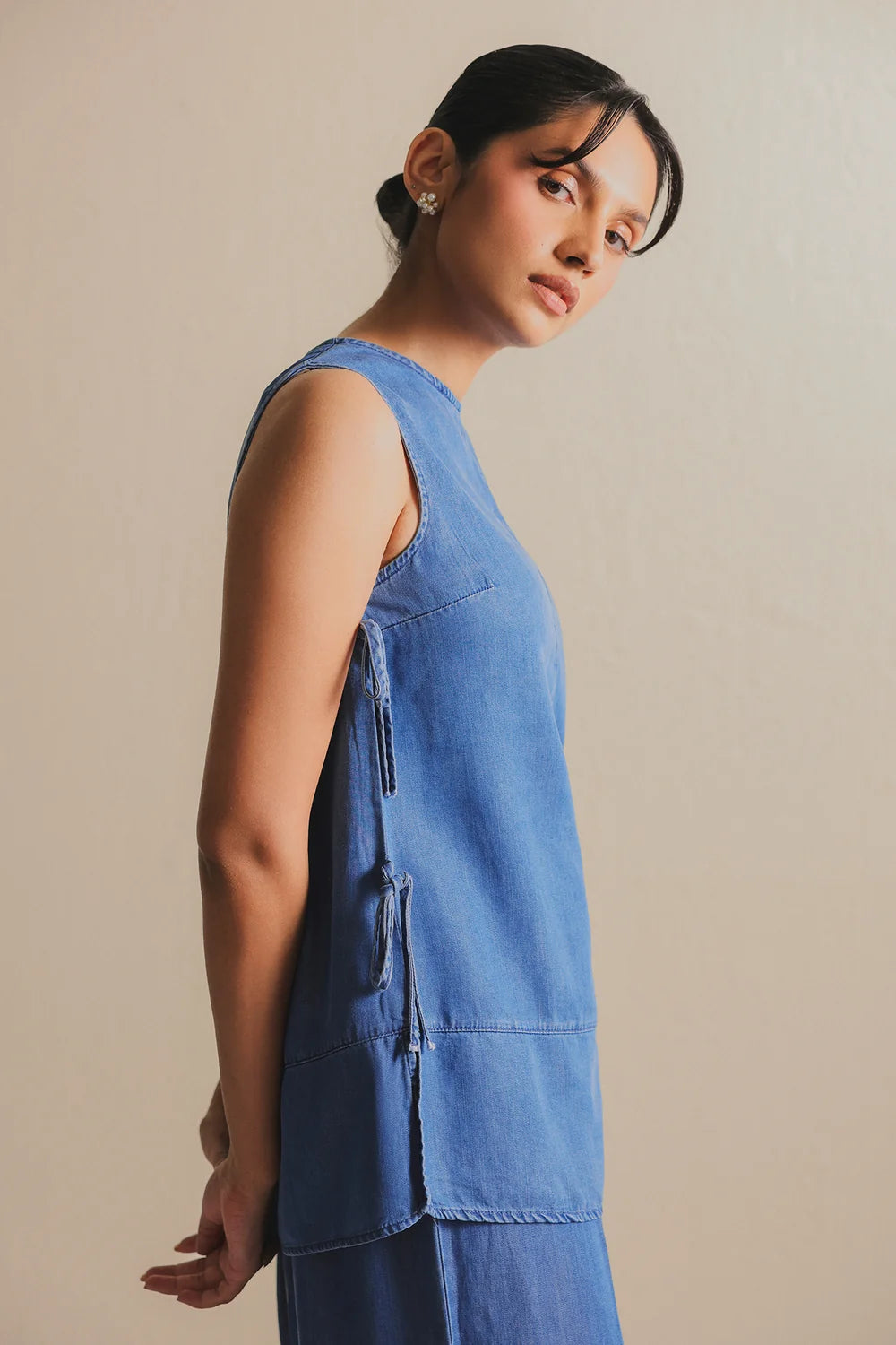 Denim style cordset