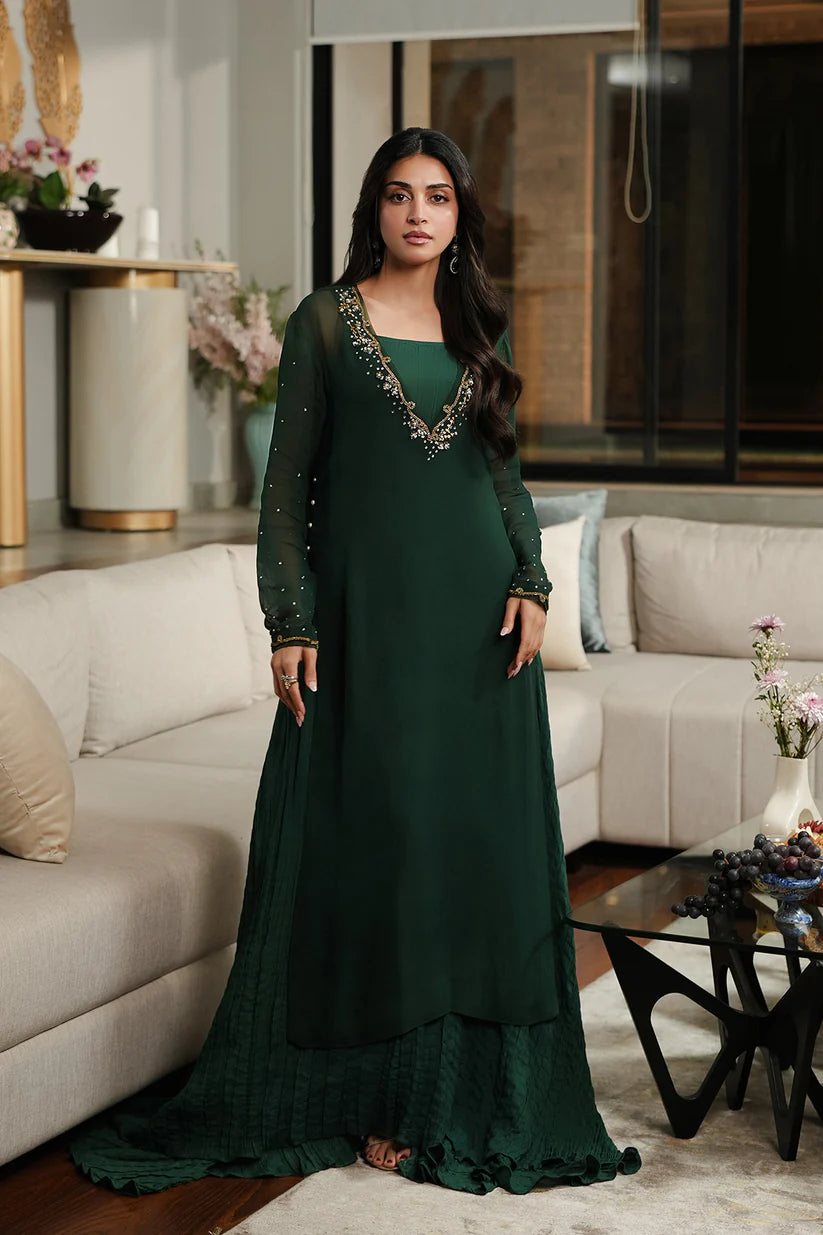 Emerald Green Embellished 3pc