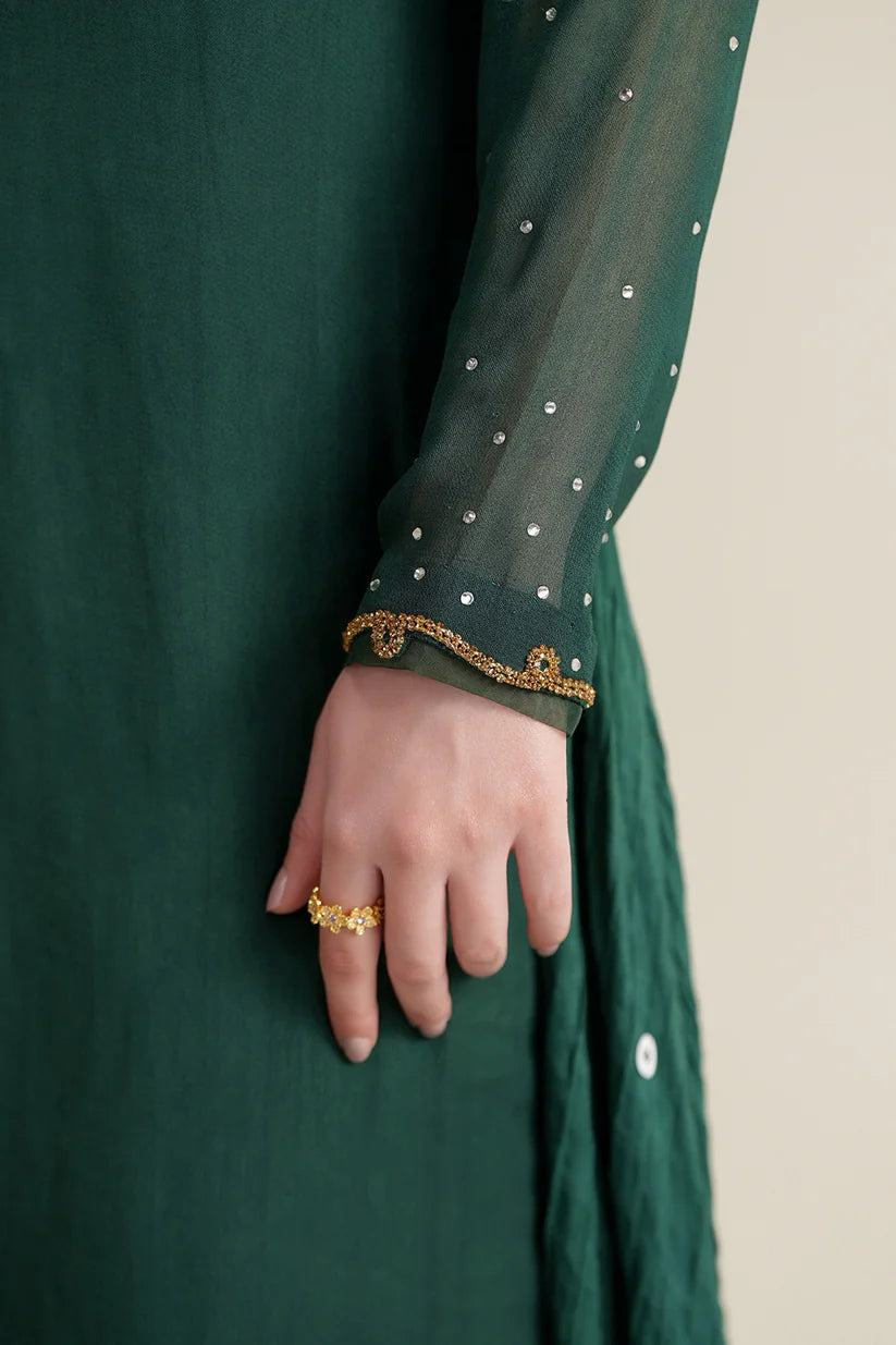 Emerald Green Embellished 3pc