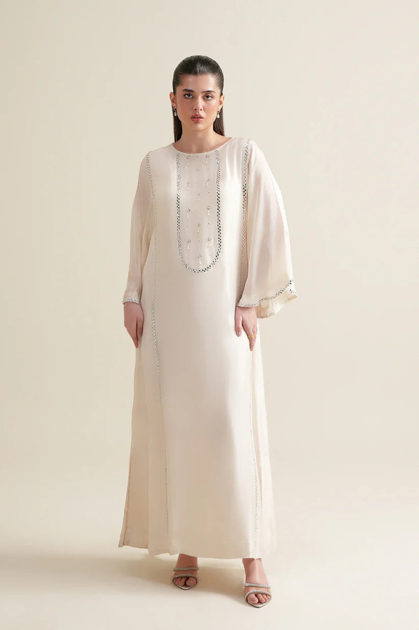 White Embellished Maxi Dress