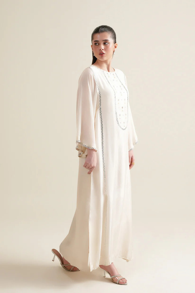 White Embellished Maxi Dress