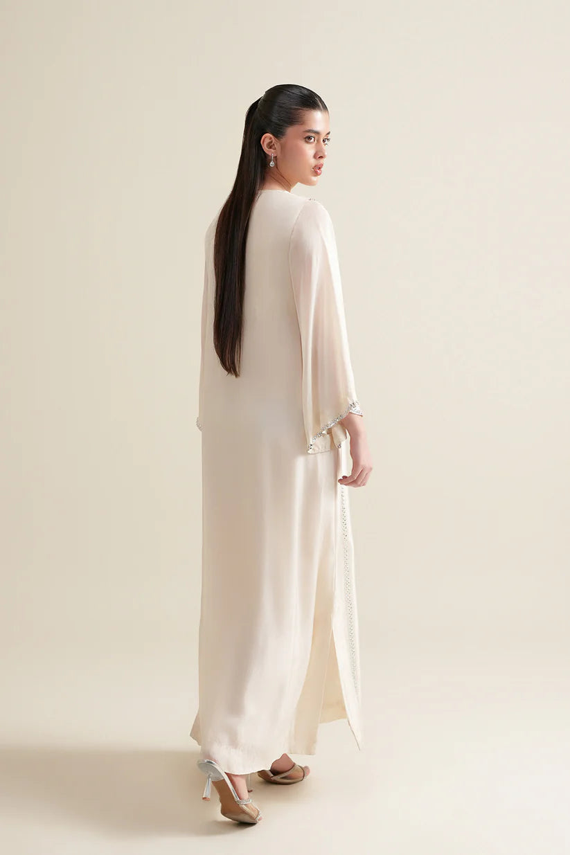 White Embellished Maxi Dress