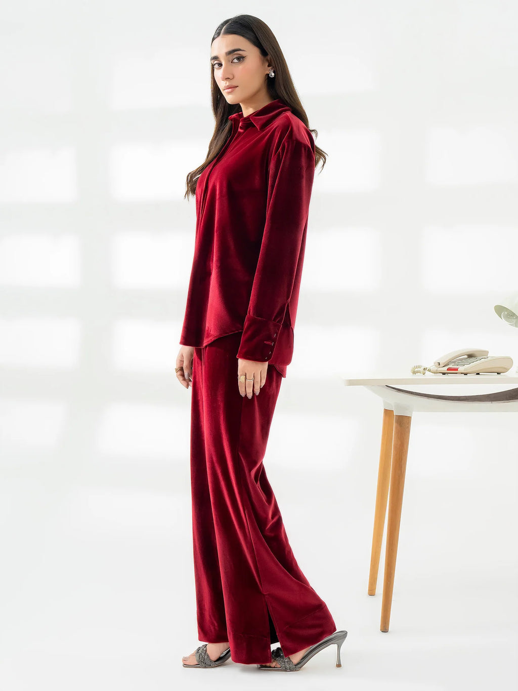 Dyed Velvet Cordset