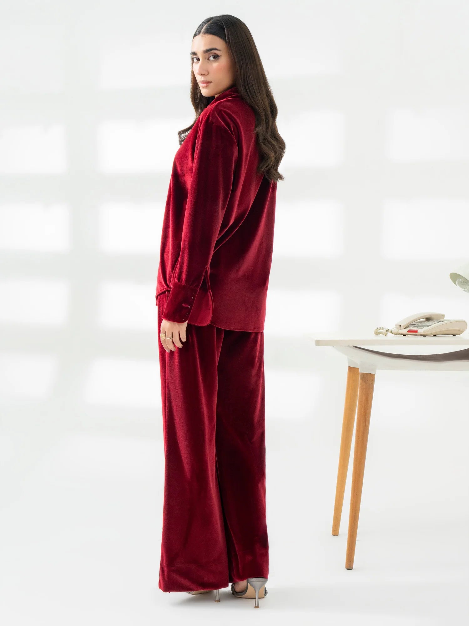 Dyed Velvet Cordset