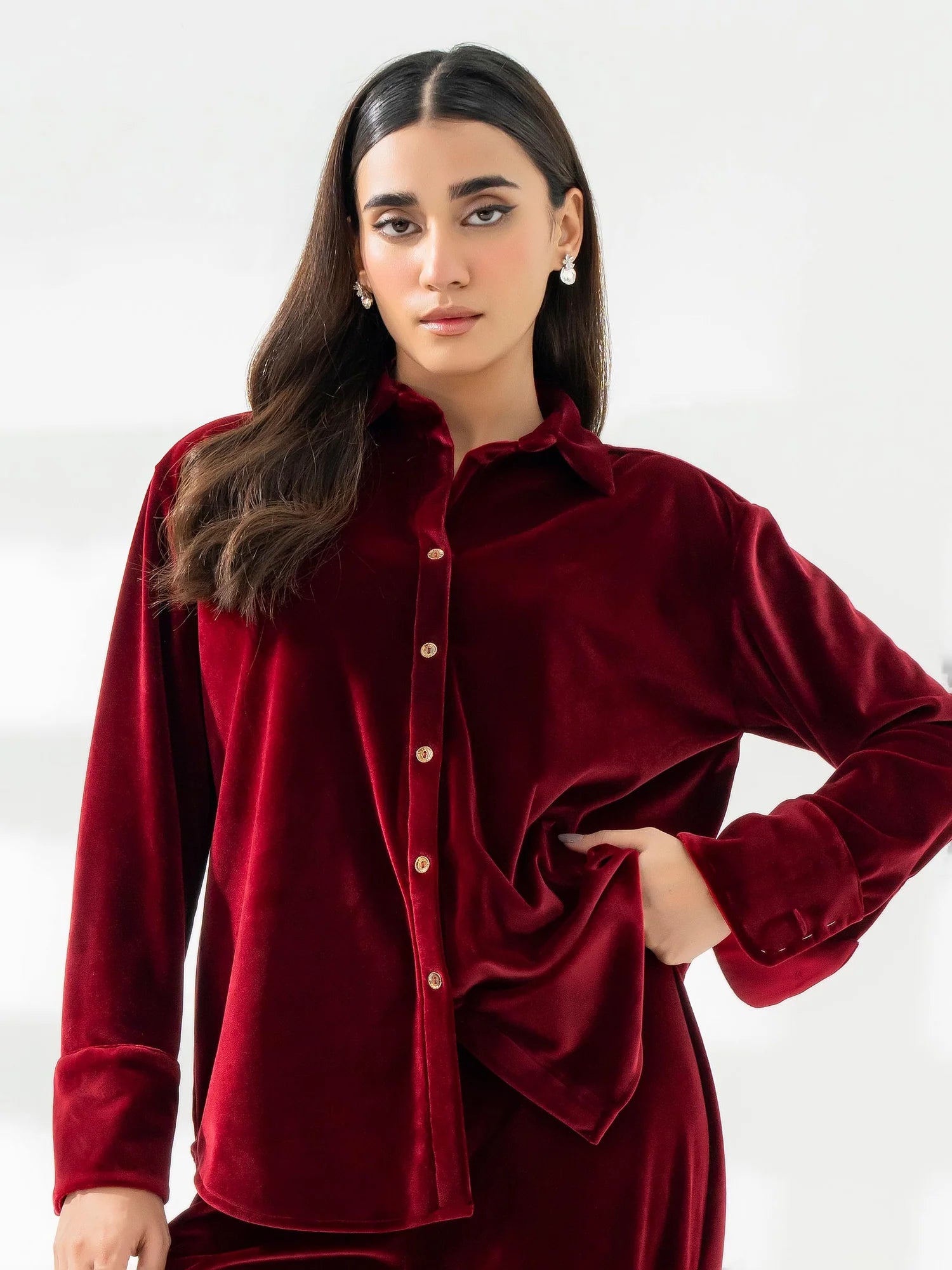 Dyed Velvet Cordset