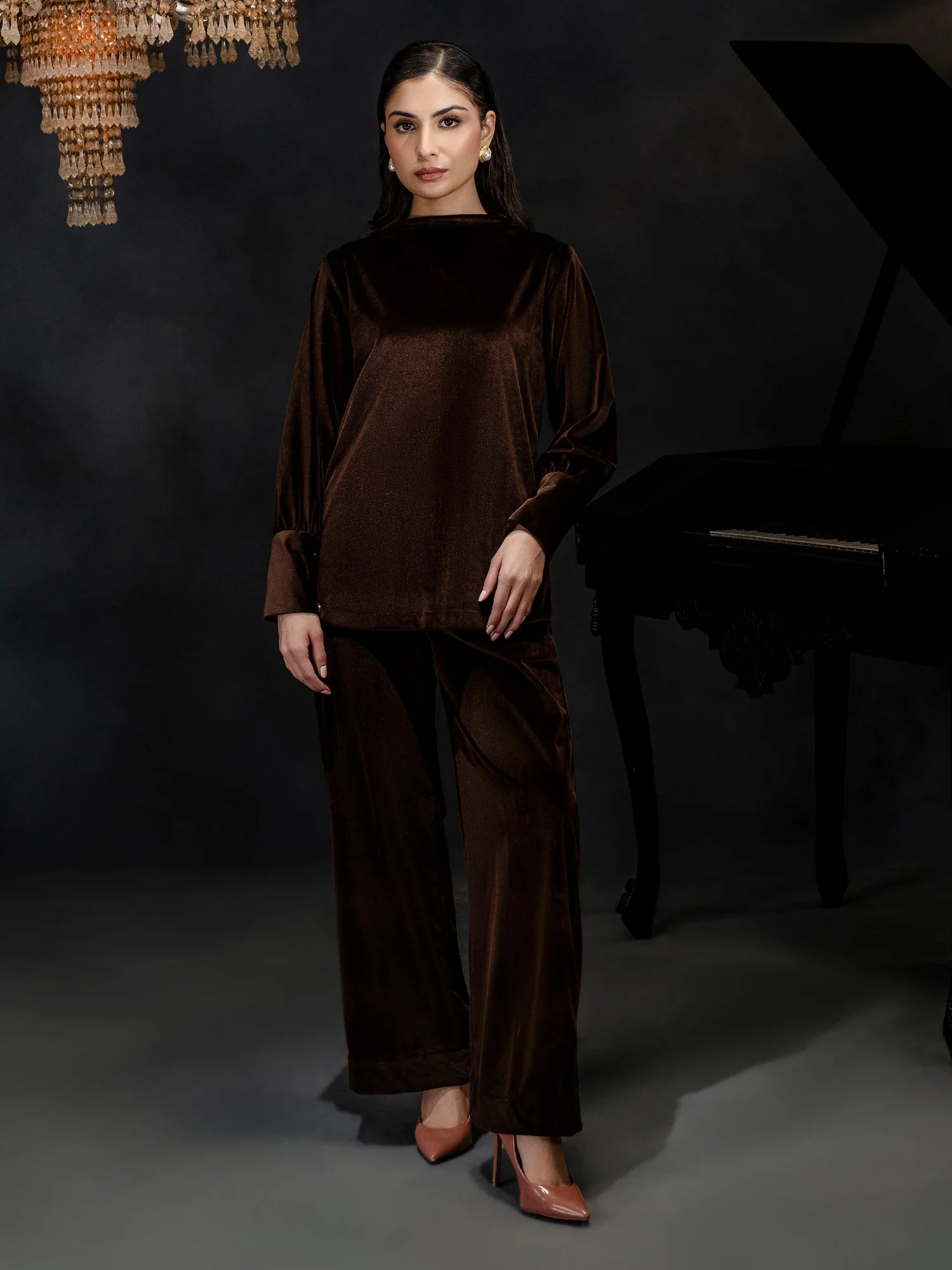 Dyed Velvet Co-Ord Set