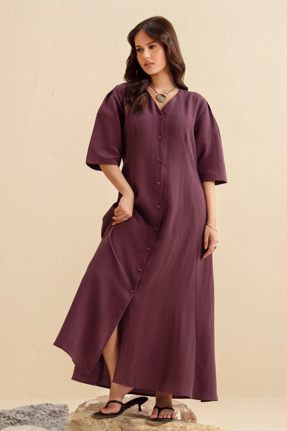 Plum Maxi Dress