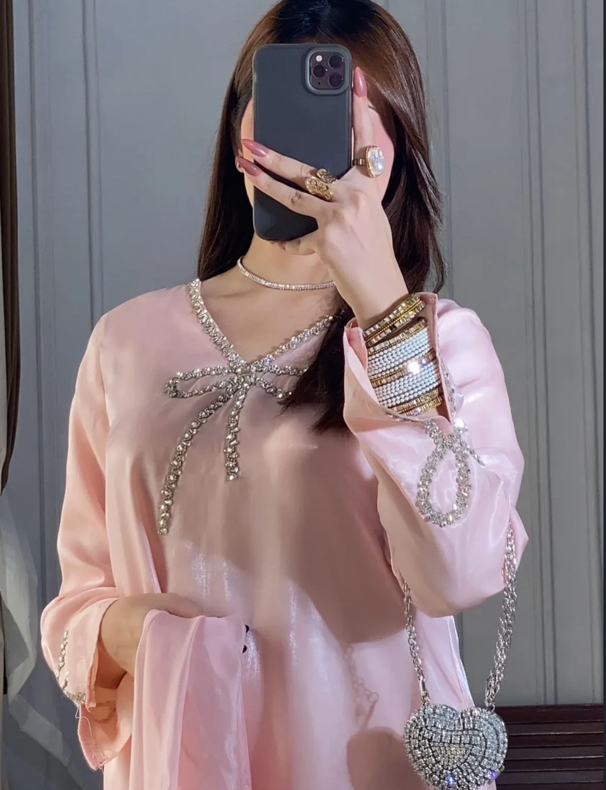 Soft Pink Bow Outfit