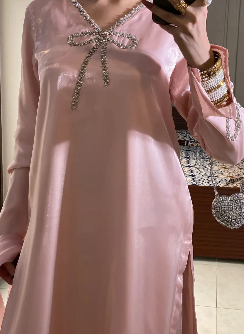 Soft Pink Bow Outfit