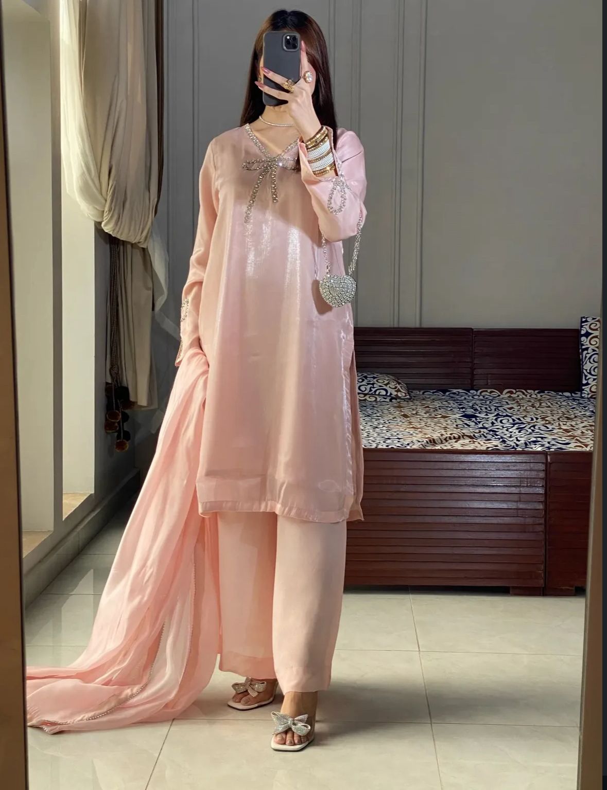 Soft Pink Bow Outfit