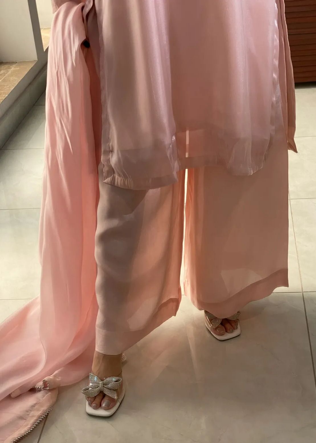 Soft Pink Bow Outfit