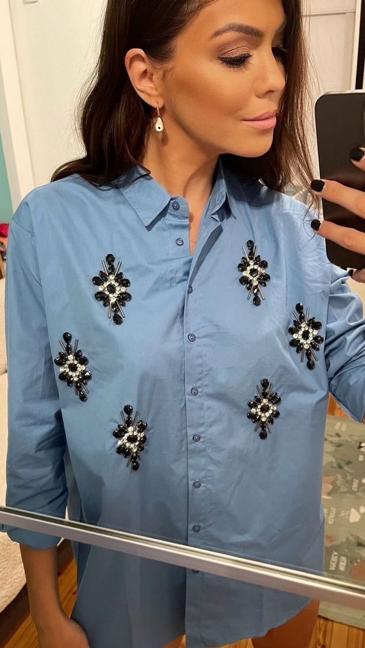 Blue aura shirt